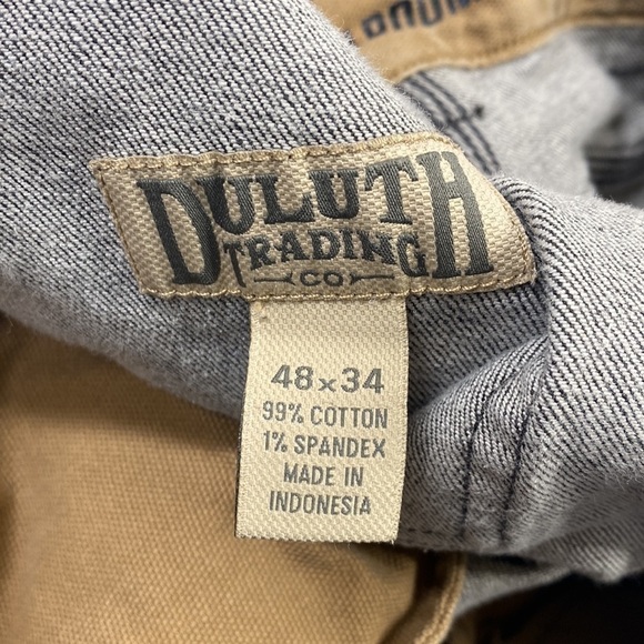 Duluth Trading 20207B Ballroom Flex Black Relaxed Fit Jeans 48x34 - Picture 12 of 14